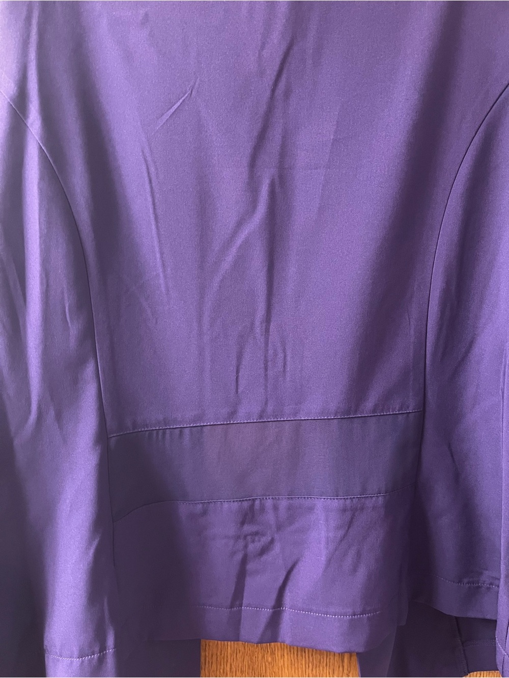 City Chic Deep Purple Open-Front Blazer - Picture 3 of 5